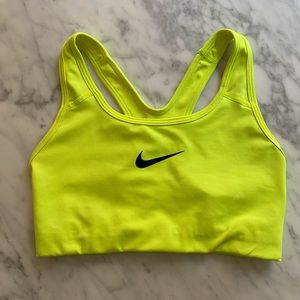 Neon Nike DRI-Fit Sports bra
